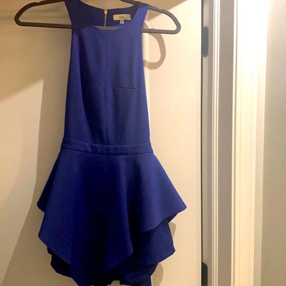 Royal blue romper